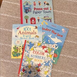 Born Kids Activity Book Collection - Red, Blue, Yellow